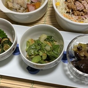 セロリの胡麻風味の醤油漬け